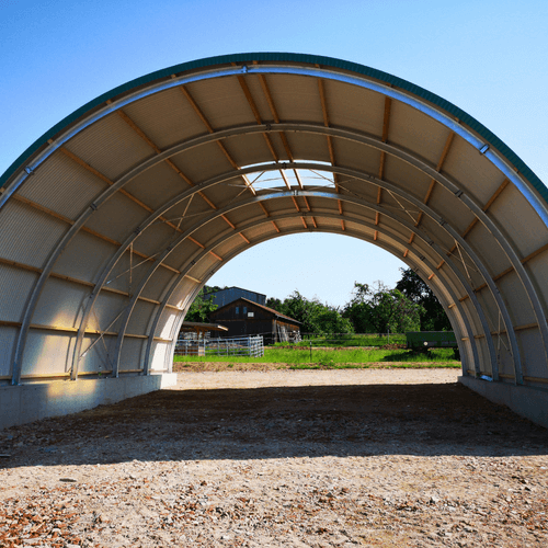 3029 - R11 - Overkapping op betonblokken